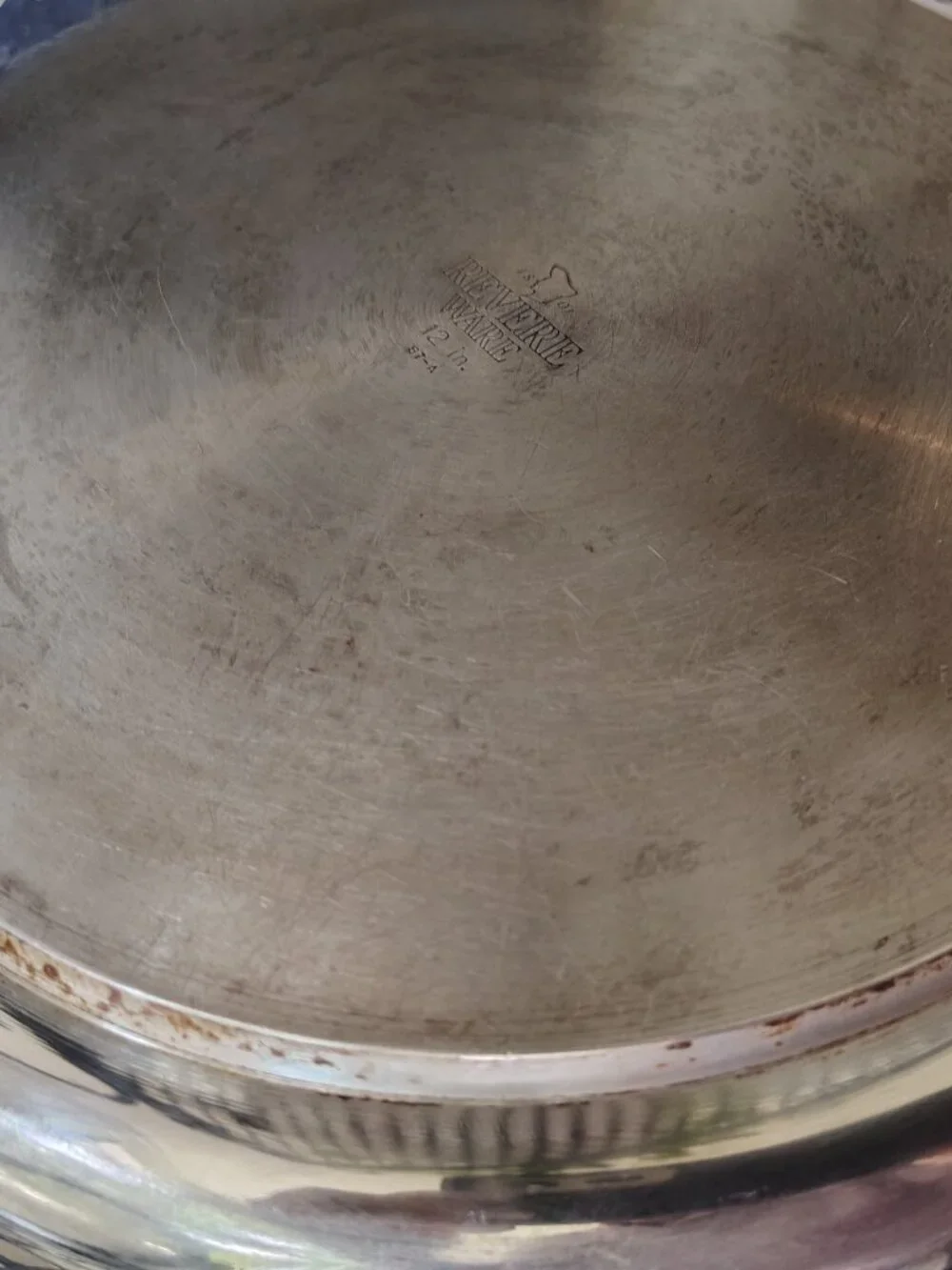 Vintage Revere Ware 12 Inch Skillet